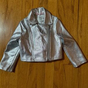 Silver 3t toddler girls jacket NWOT